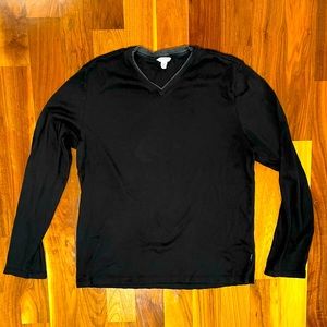 Calvin Klein V-Neck Long Sleeve T-Shirt